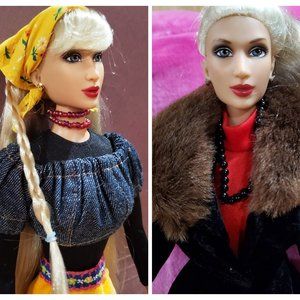 TWO Elle Dolls "City Chic & Trend Watch" - DISPLAYED ONLY